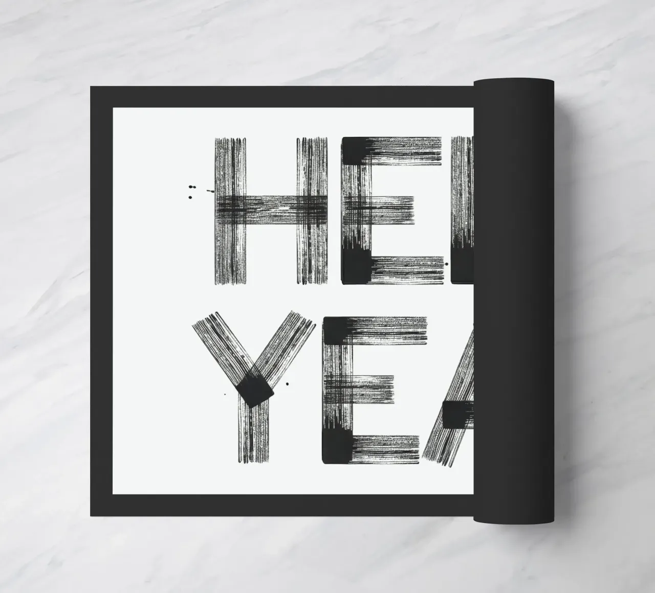 Hell yeah Typography zerbino da Attaboy Dsgn