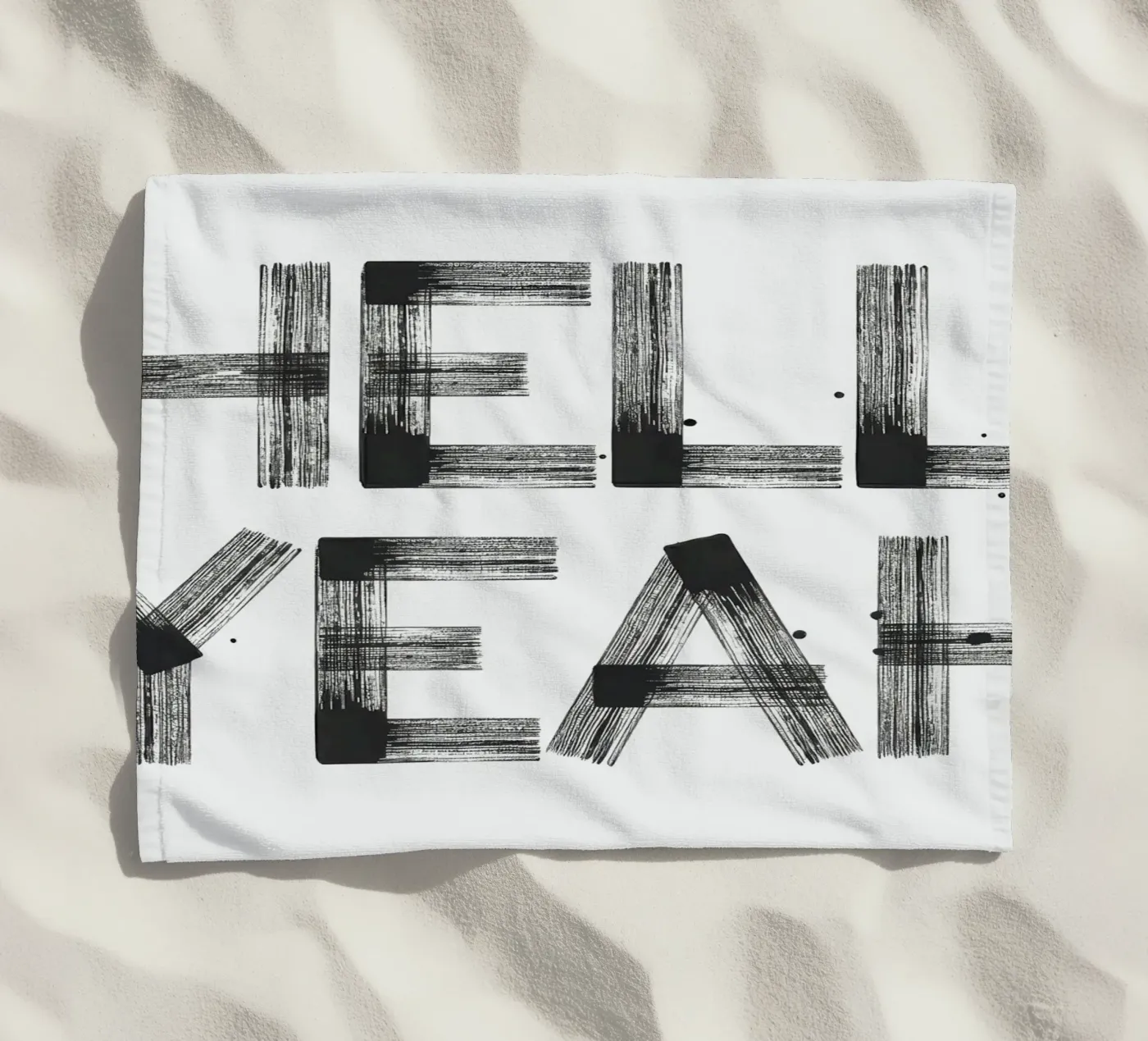 Hell yeah Typography telo mare da Attaboy Dsgn