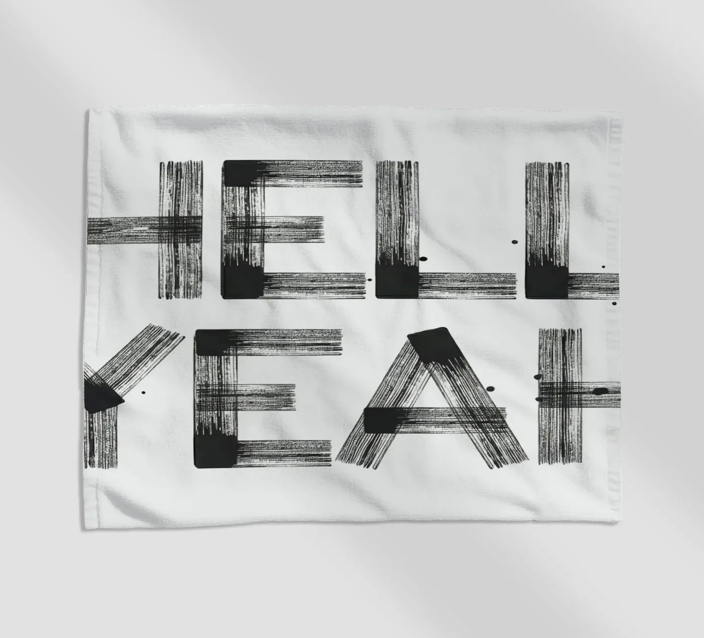 Hell yeah Typography telo mare da Attaboy Dsgn