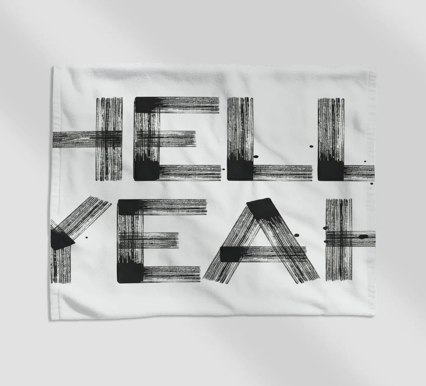 Hell yeah Typography telo mare da Attaboy Dsgn