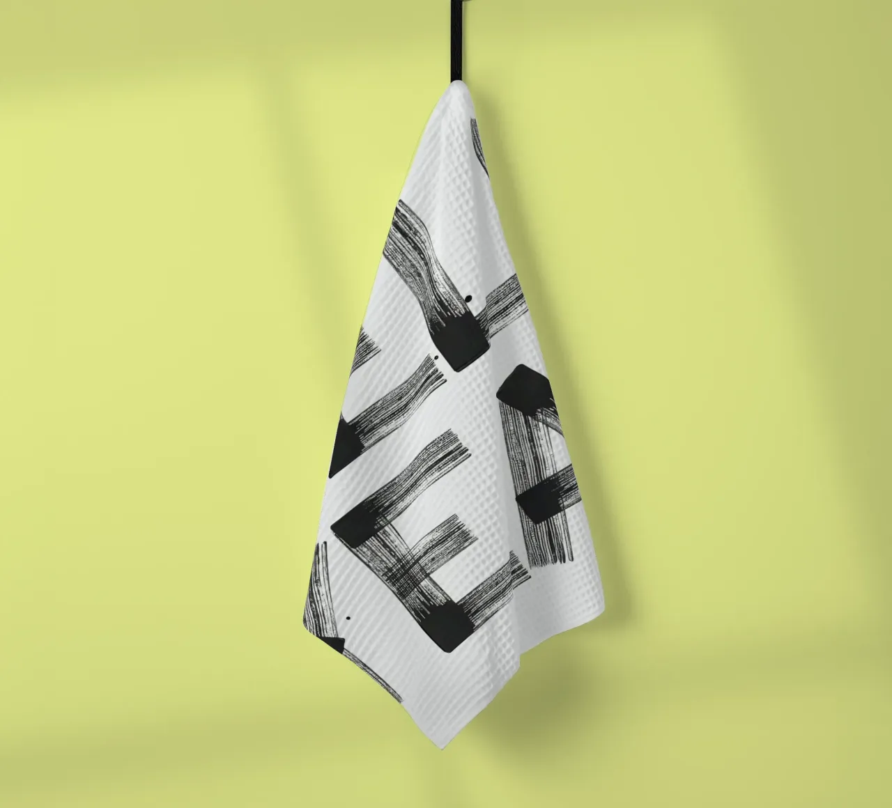 Hell yeah Typography torchon de Attaboy Dsgn