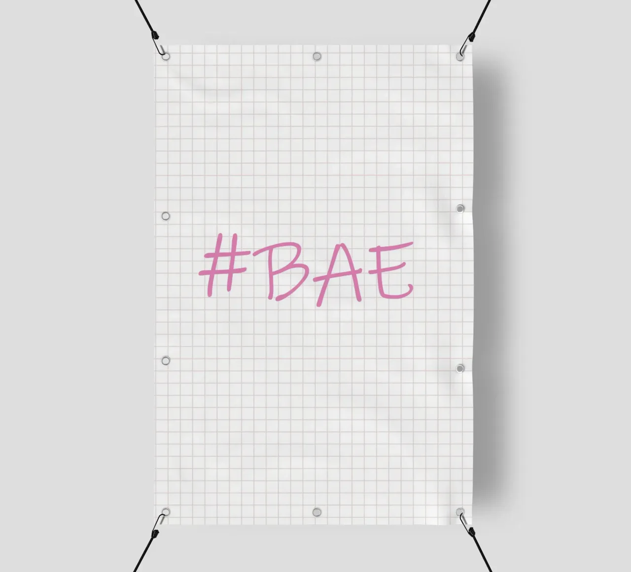 Bae Typography telo in pvc da Attaboy Dsgn