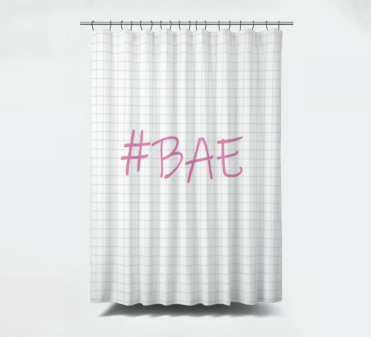 Bae Typography tenda da doccia da Attaboy Dsgn