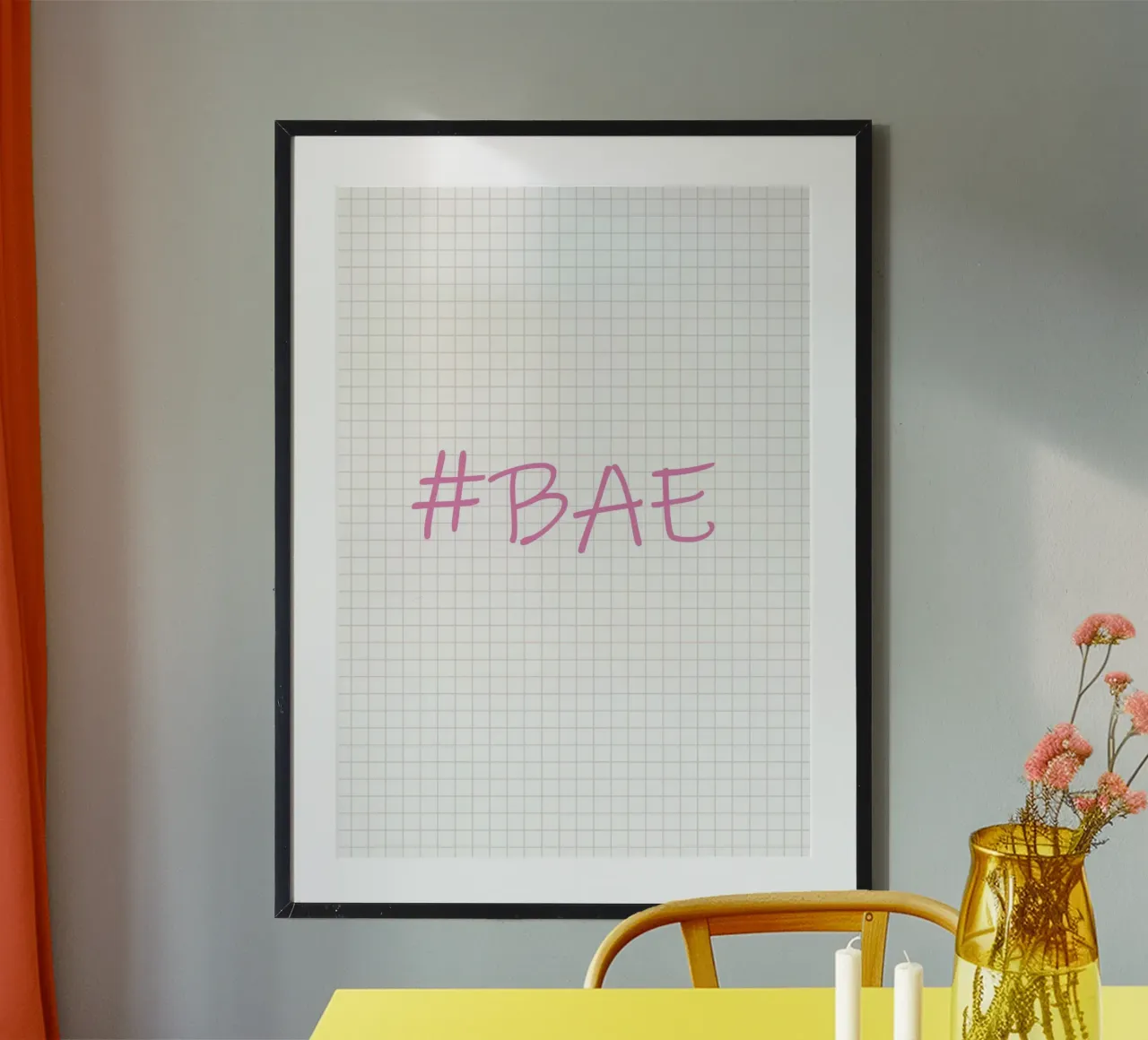 Bae Typography poster da Attaboy Dsgn