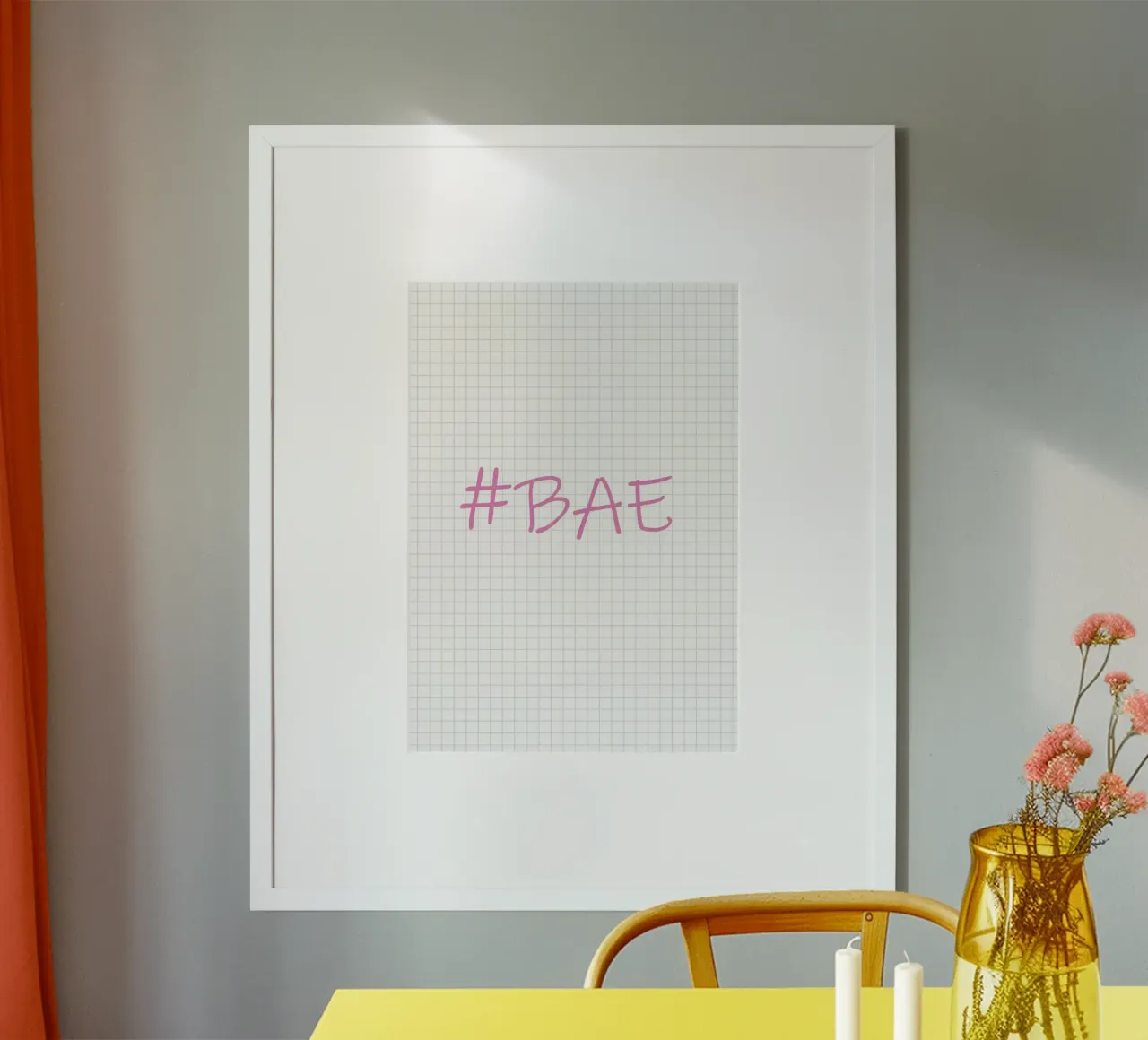 Bae Typography poster da Attaboy Dsgn
