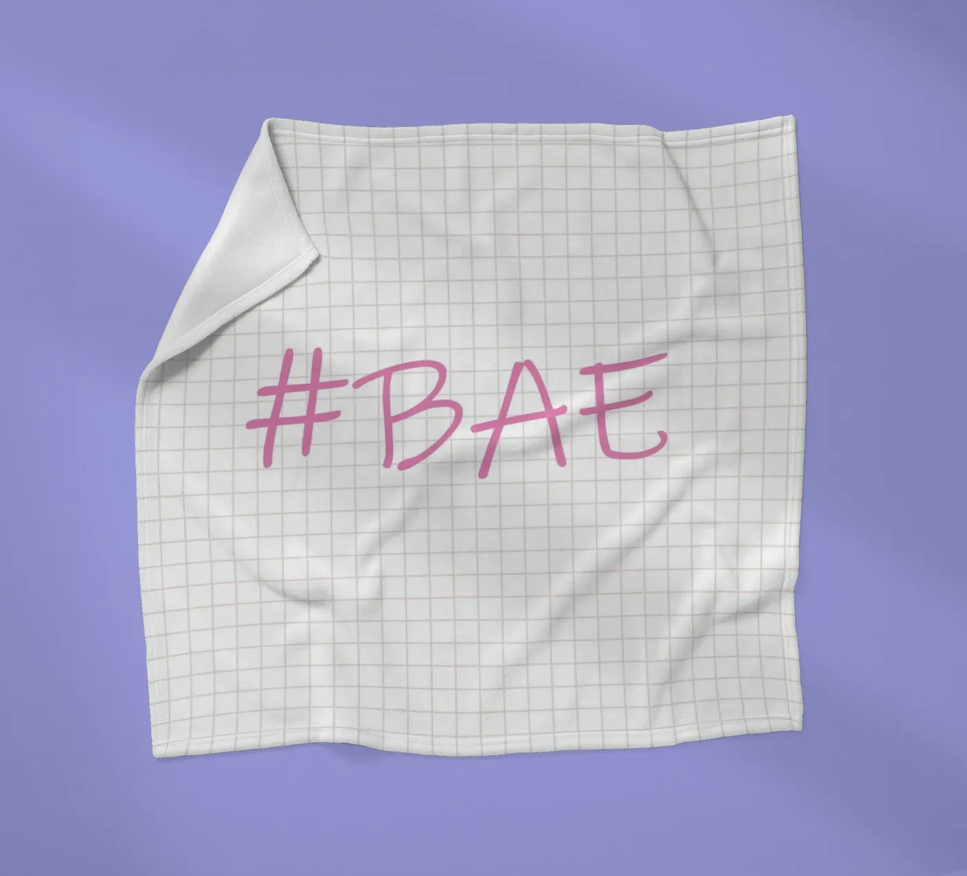 Bae Typography Fleecedecke von Attaboy Dsgn
