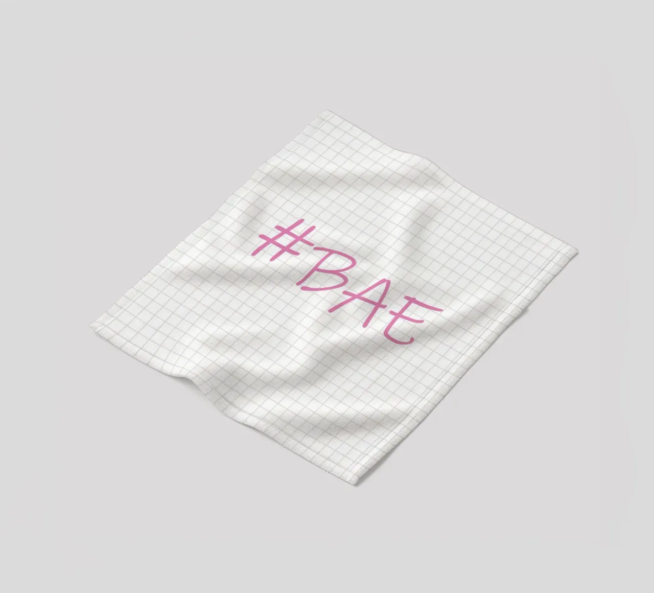 Bae Typography coperta in pile da Attaboy Dsgn