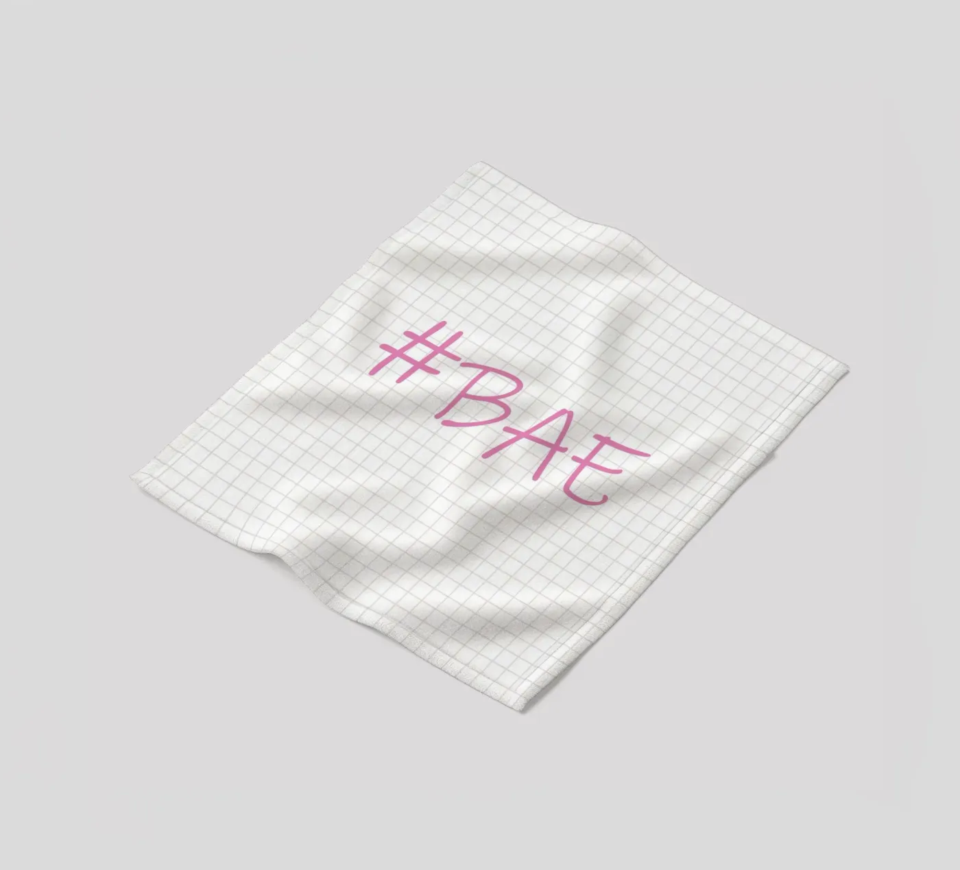 Bae Typography Fleecedecke von Attaboy Dsgn