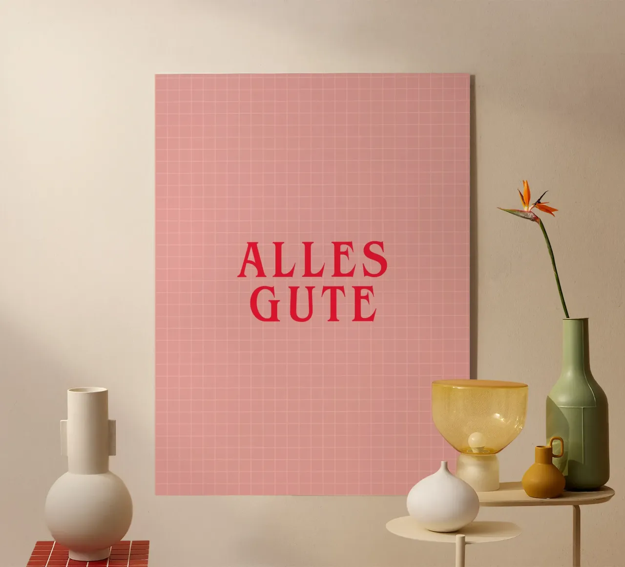 Alles Gute plexiglass da Attaboy Dsgn