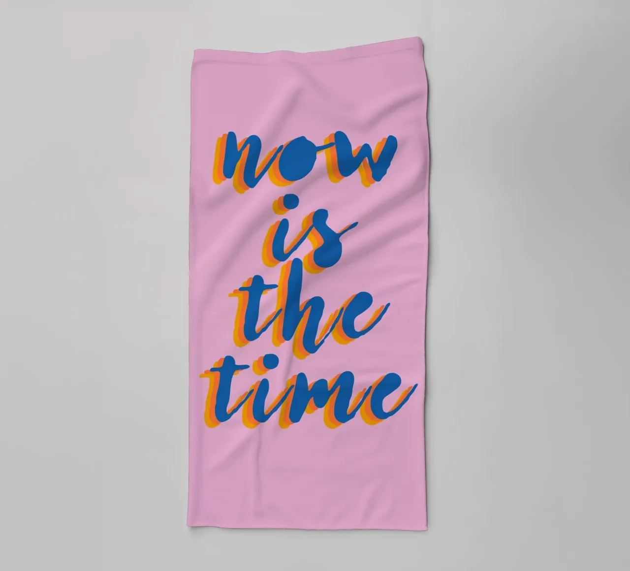 Now is the Time asciugamano da bagno da Attaboy Dsgn