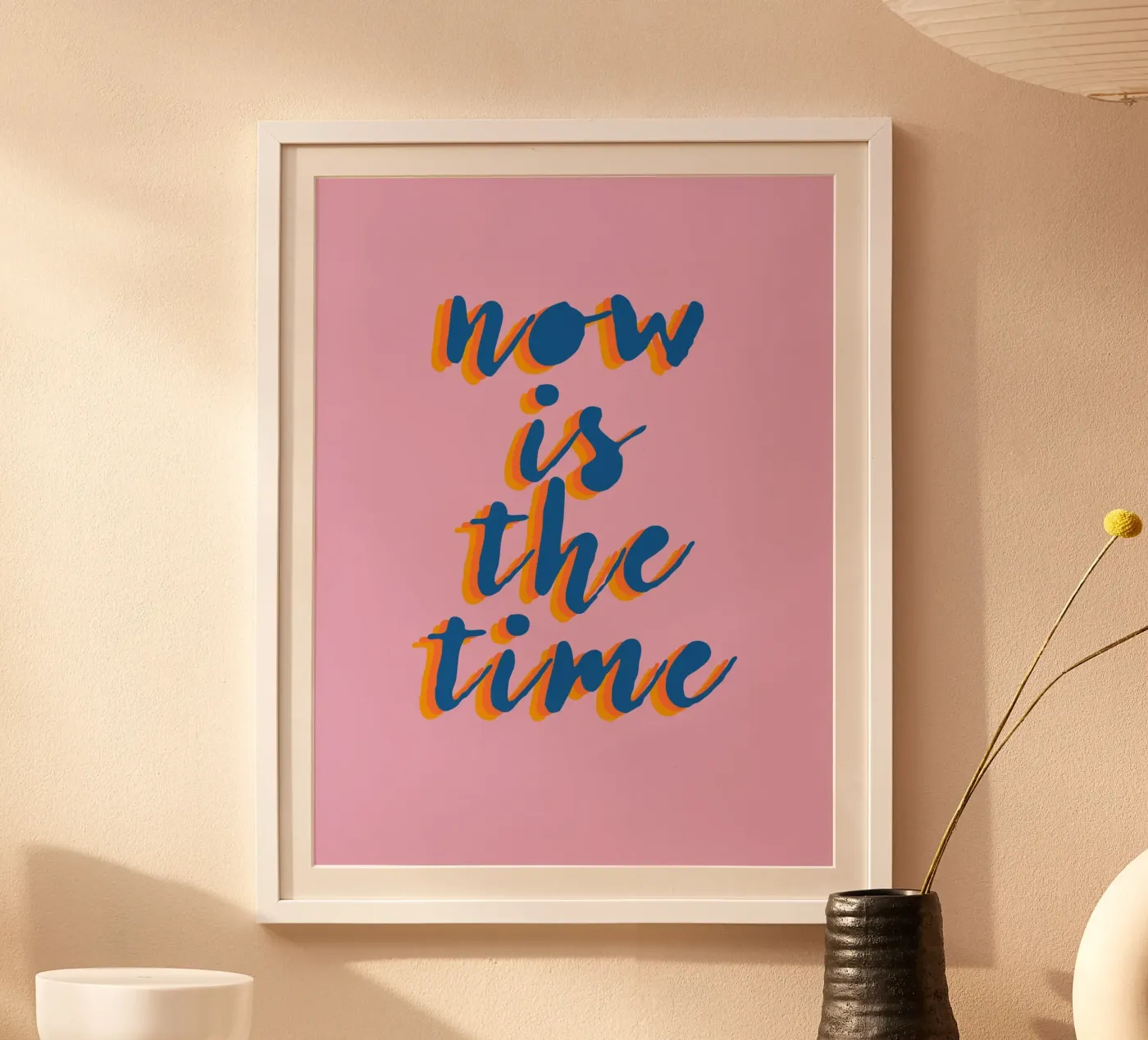 Now is the Time poster da Attaboy Dsgn