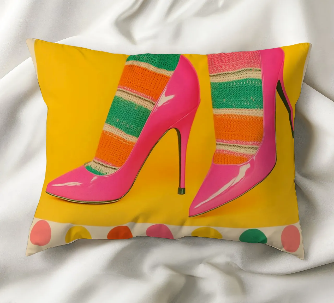 Tacchi alti moda rosa cuscino da Carinaprint