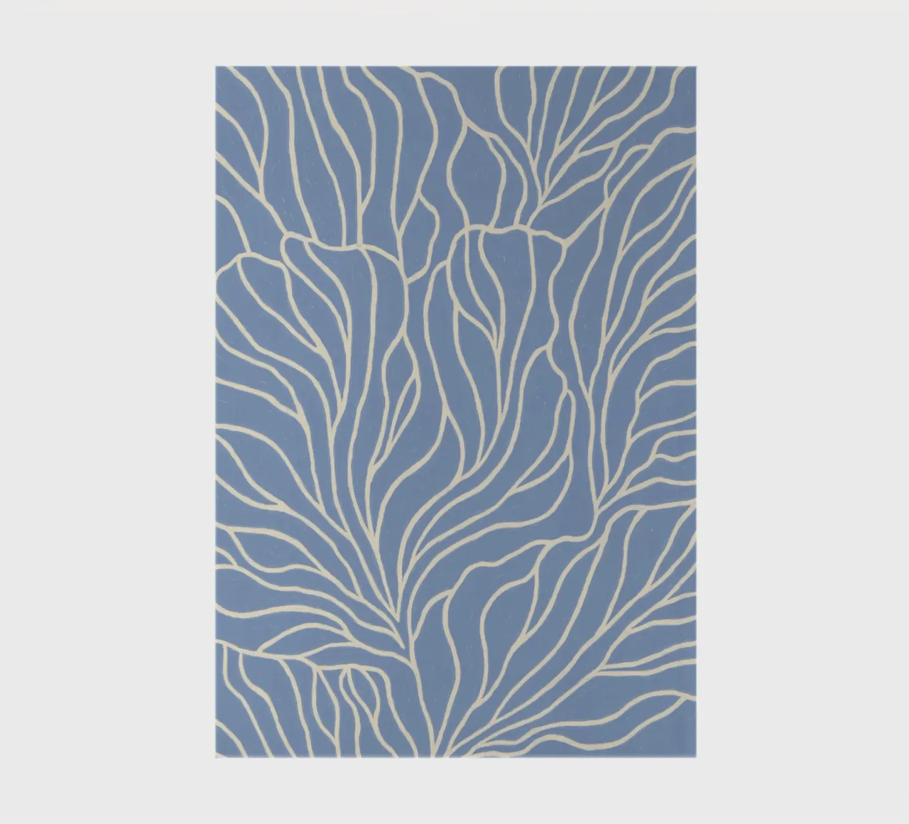 Light blue flower pattern notebook by Carinaprint