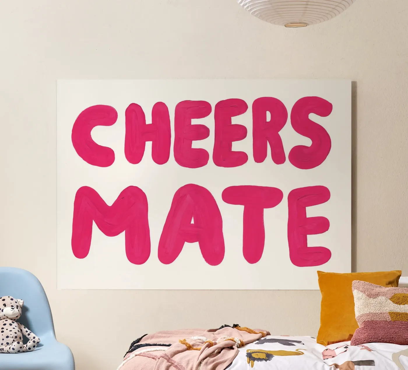 Cheers Mate acrylic glass by Alex Foster