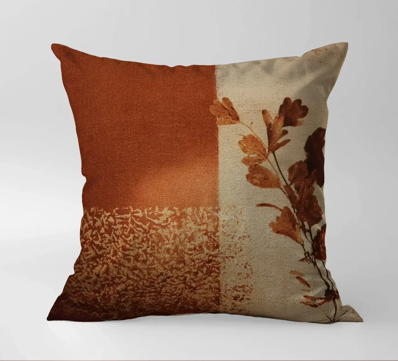 Autumn Minimalist Texture cuscino da Geometrica