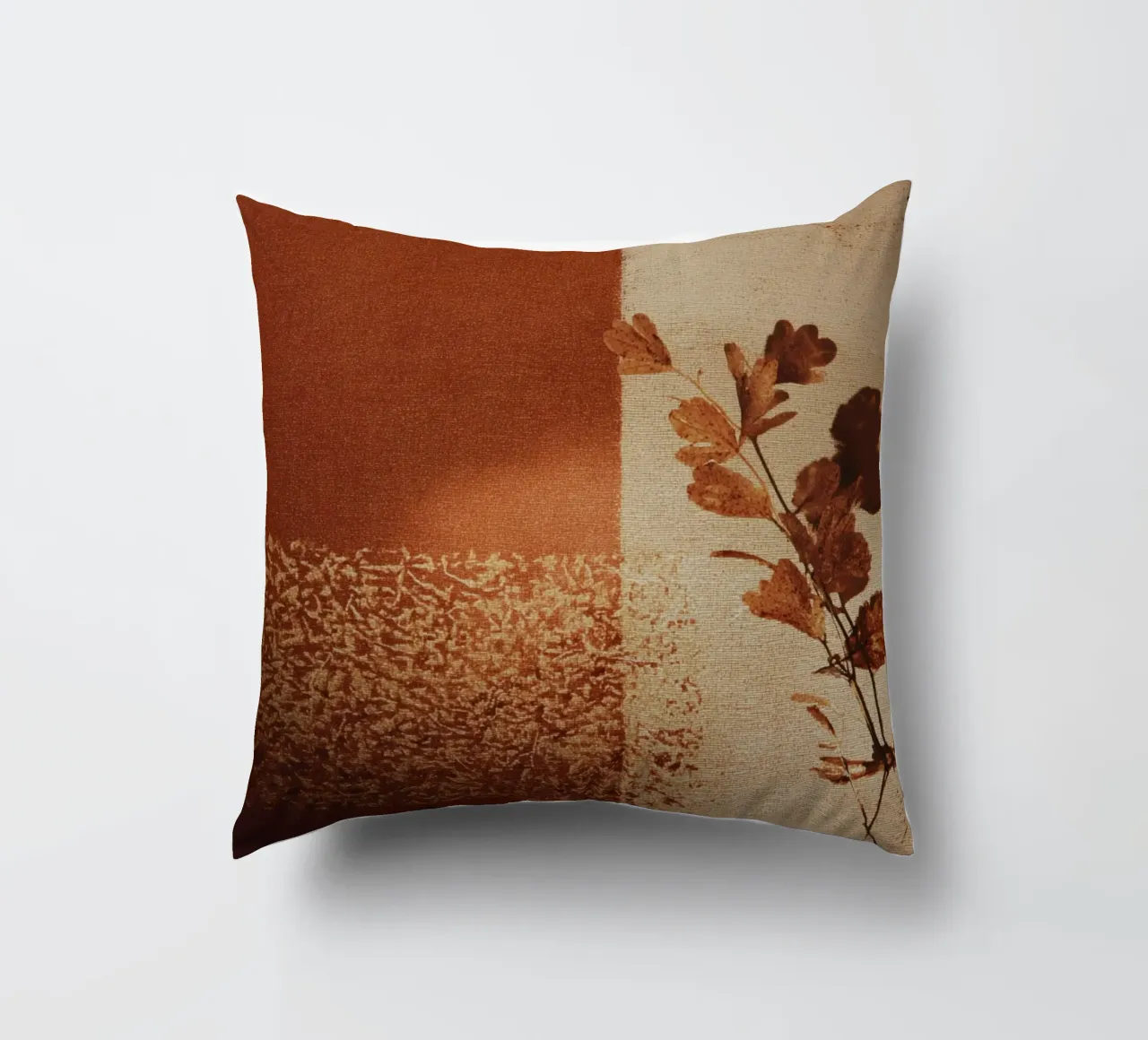 Autumn Minimalist Texture cuscino da Geometrica