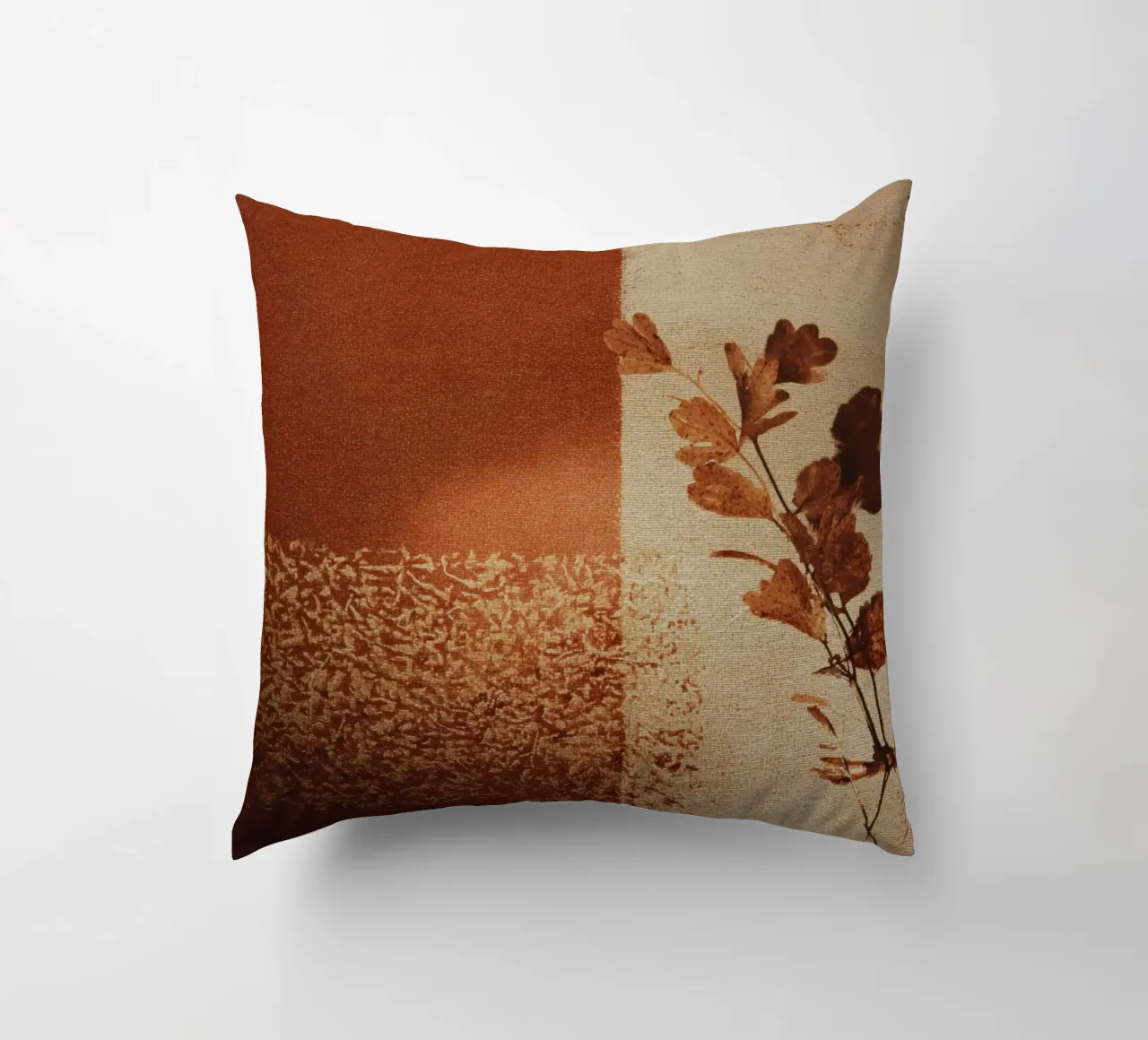 Autumn Minimalist Texture cuscino da Geometrica