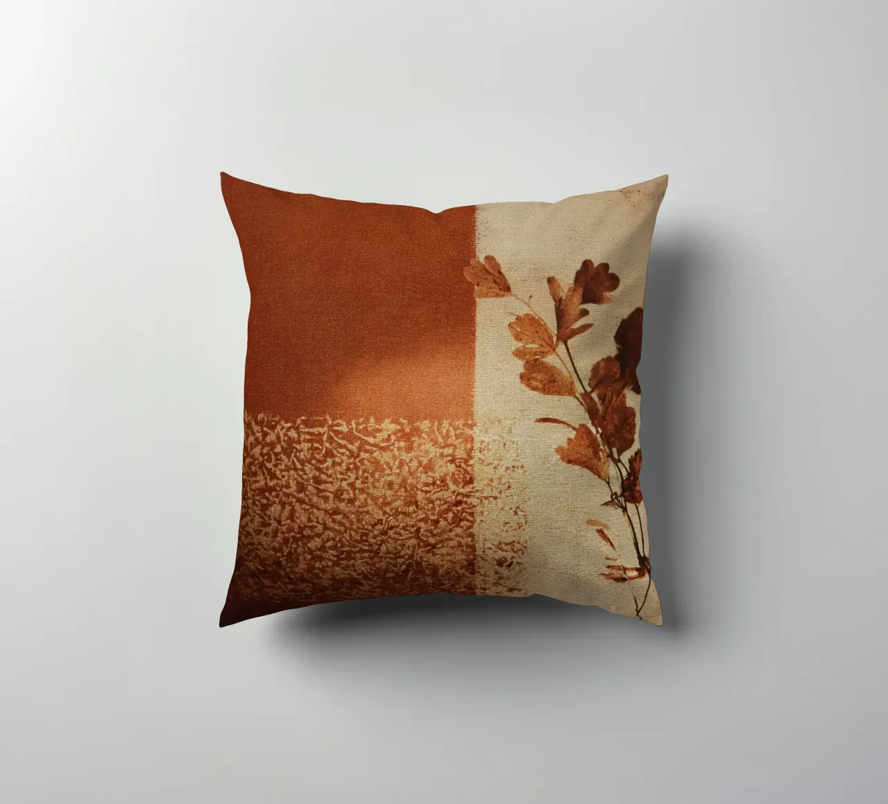 Autumn Minimalist Texture cuscino da Geometrica