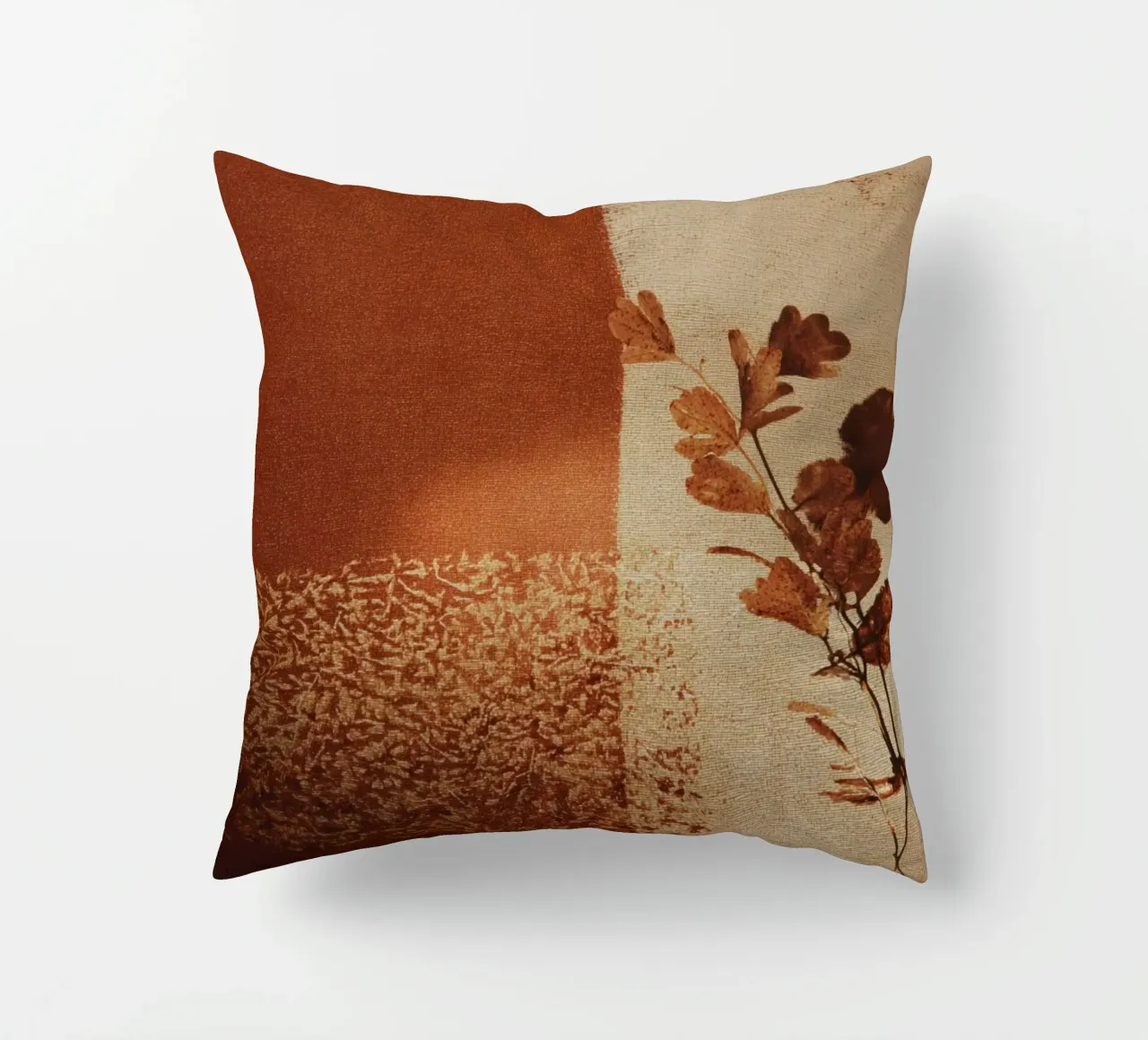 Autumn Minimalist Texture cuscino da Geometrica