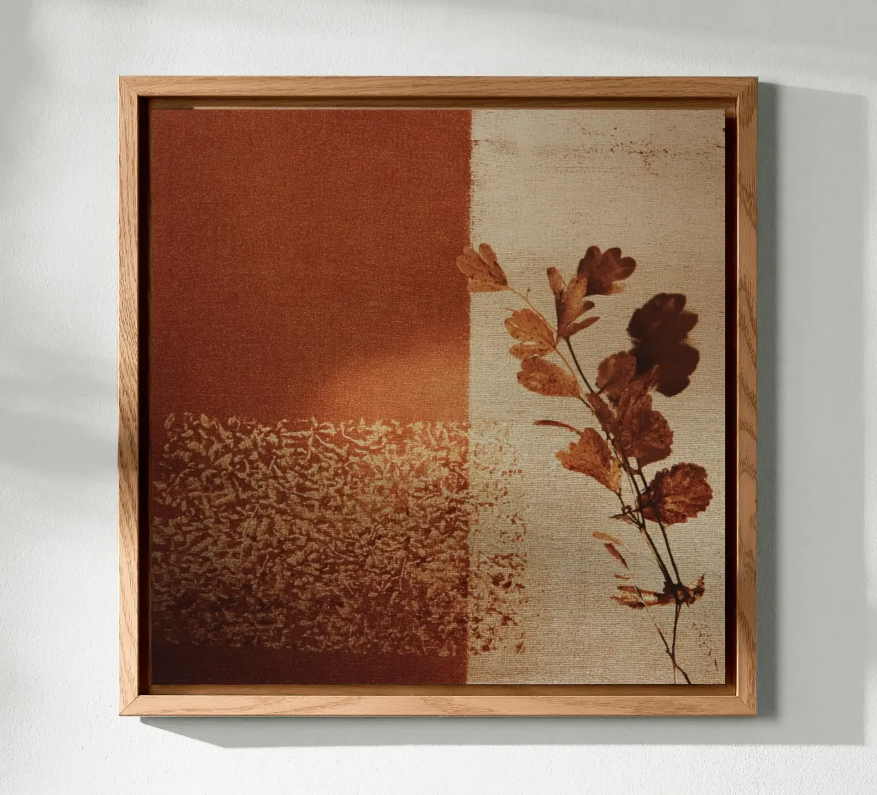 Autumn Minimalist Texture alluminio dibond da Geometrica