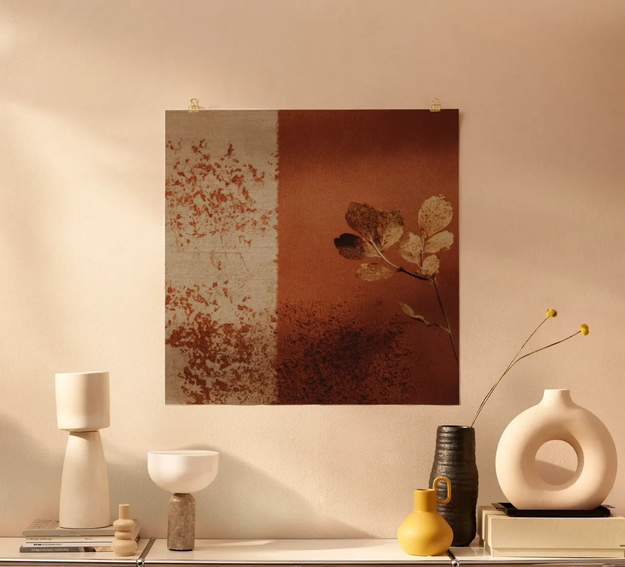 Earthy Autumn Harmony carta hahnemühle da Geometrica