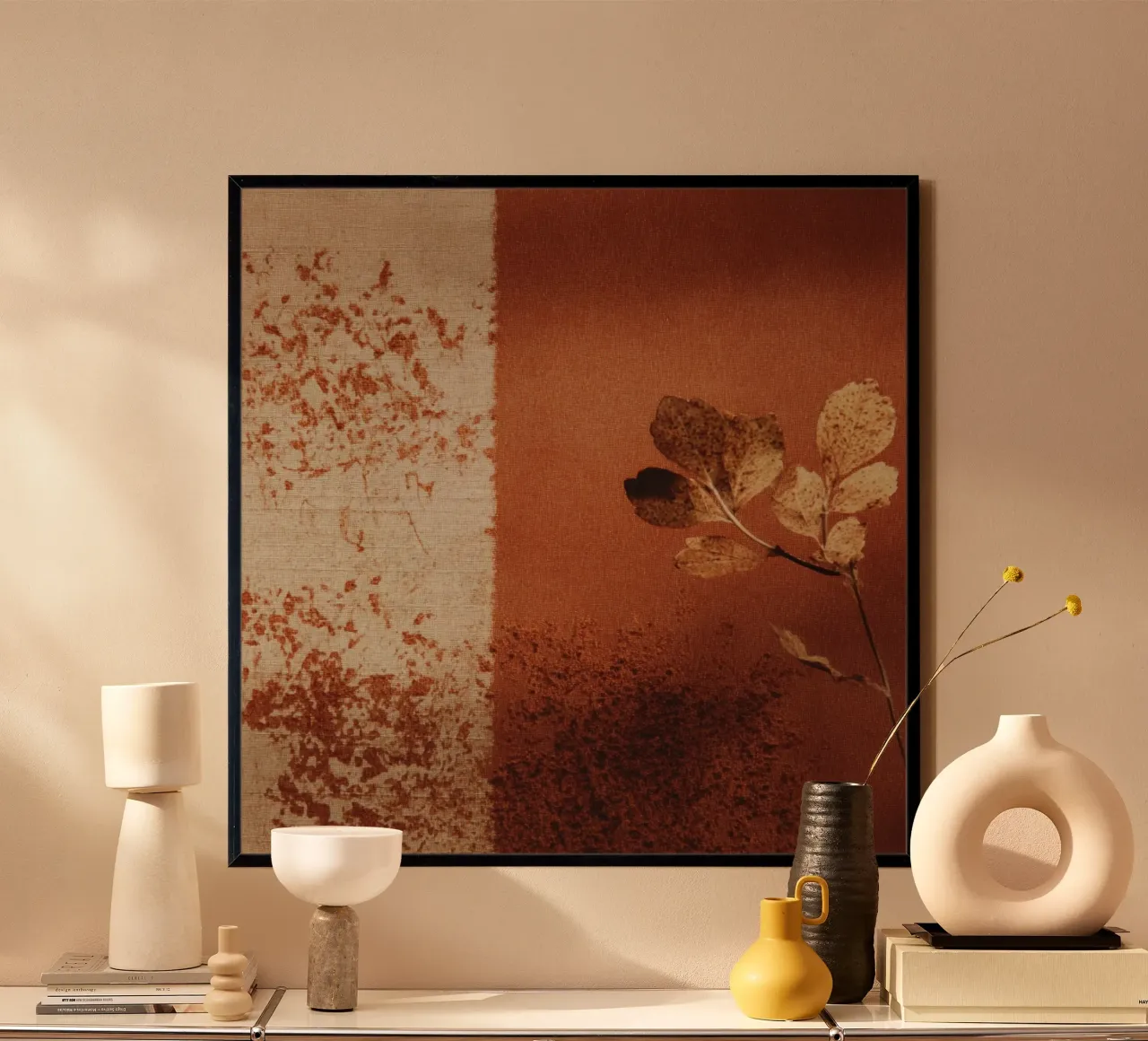 Earthy Autumn Harmony carta hahnemühle da Geometrica