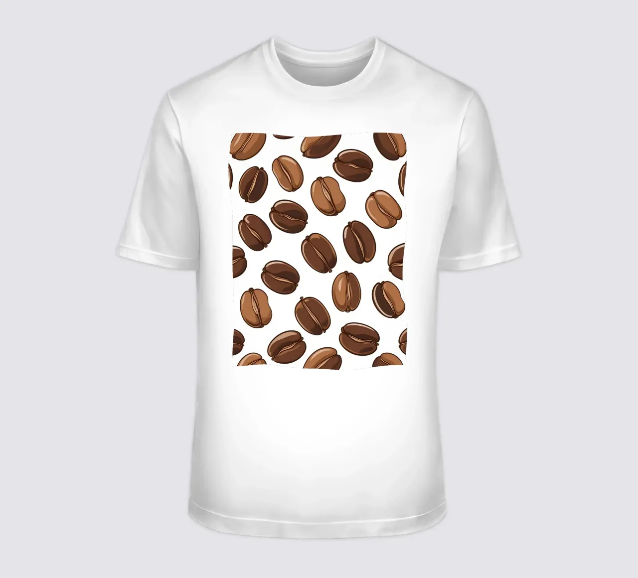 Modello di chicchi di caffè t-shirt da LIFESTYLE OBJECTS
