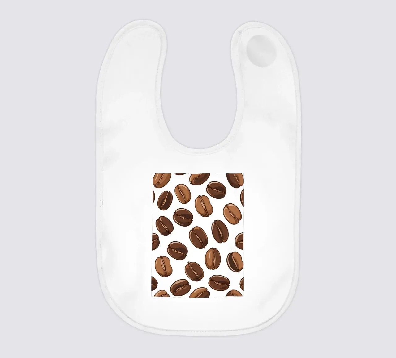 Modello di chicchi di caffè bavaglino da LIFESTYLE OBJECTS