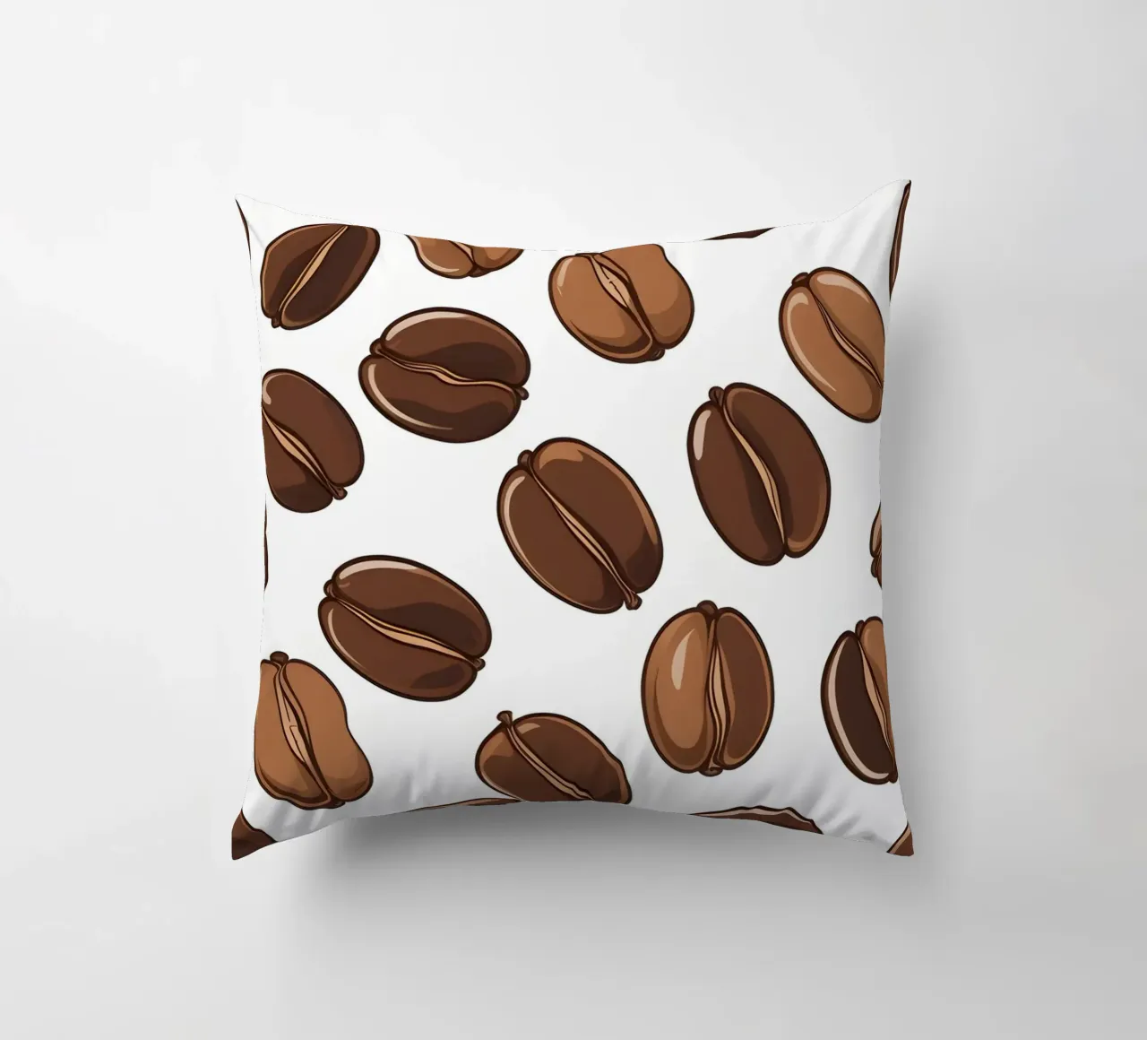 Modello di chicchi di caffè cuscino da LIFESTYLE OBJECTS