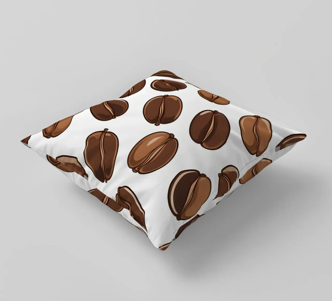 Modello di chicchi di caffè cuscino da LIFESTYLE OBJECTS
