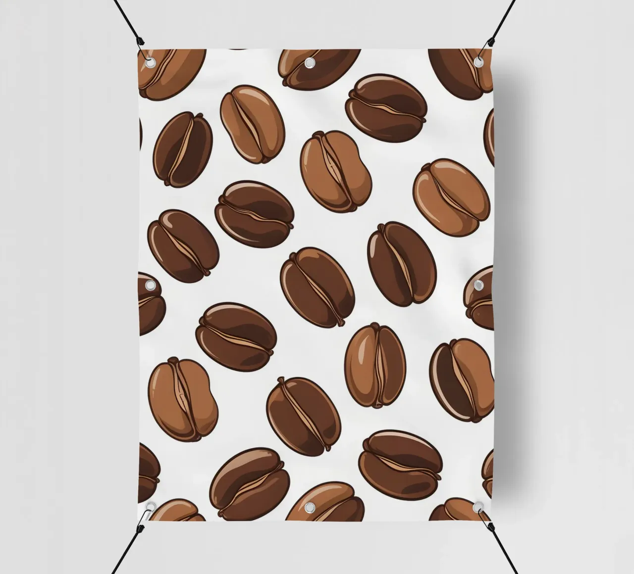 Modello di chicchi di caffè telo in pvc da LIFESTYLE OBJECTS