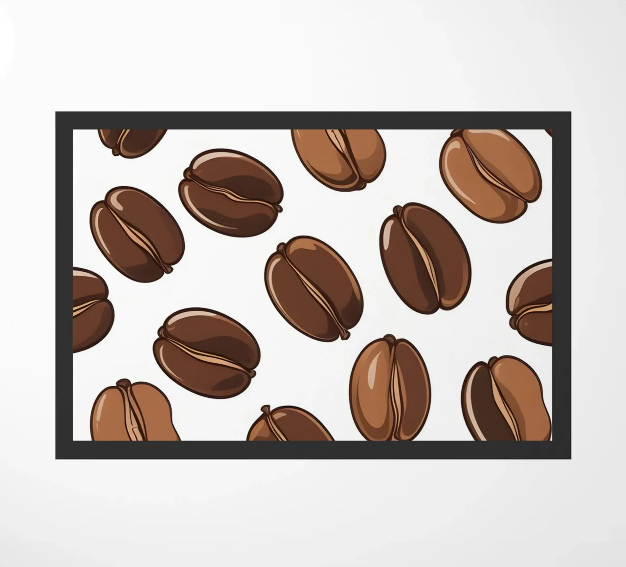 Modello di chicchi di caffè zerbino da LIFESTYLE OBJECTS