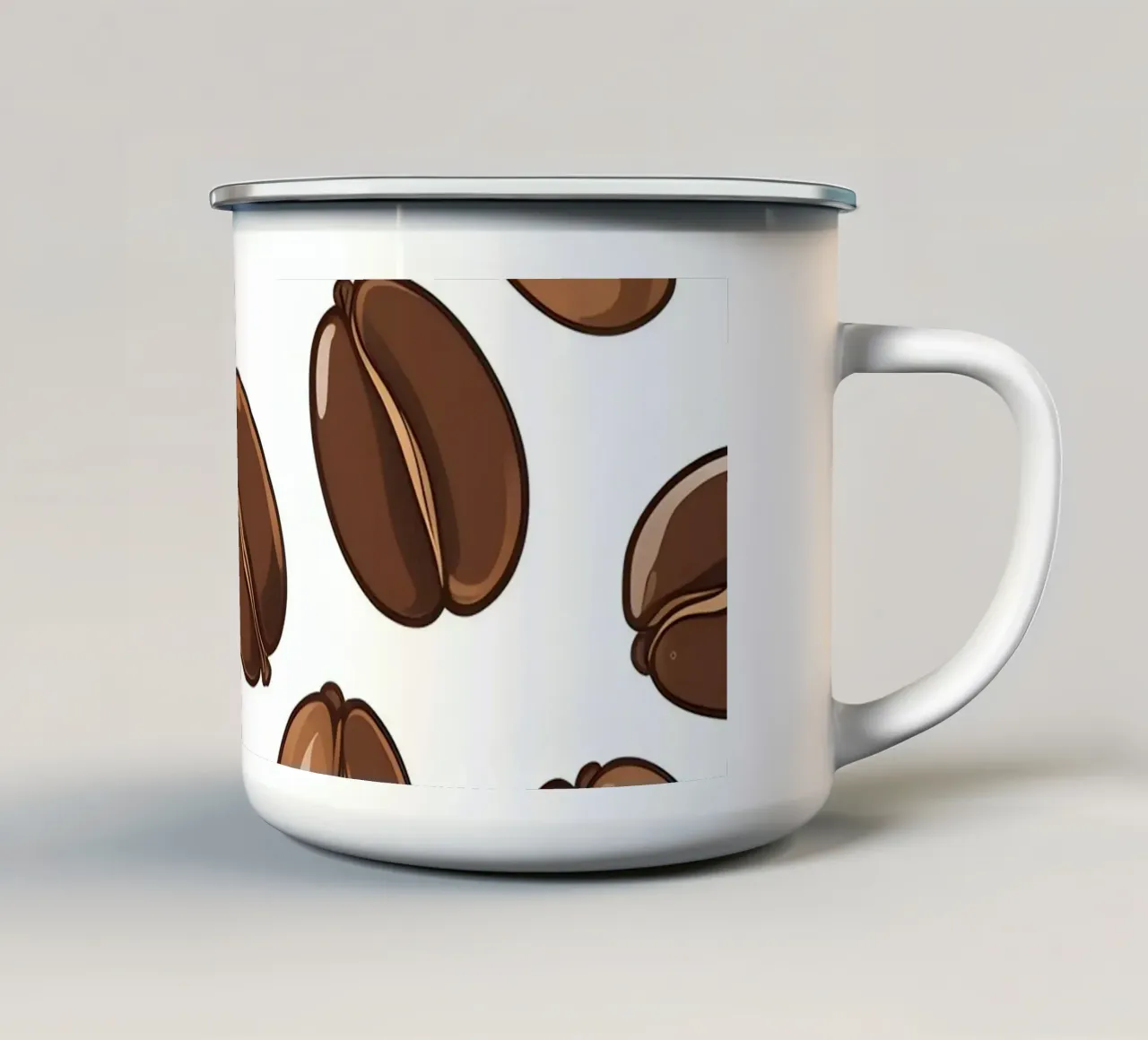 Modello di chicchi di caffè tazza in smalto da LIFESTYLE OBJECTS