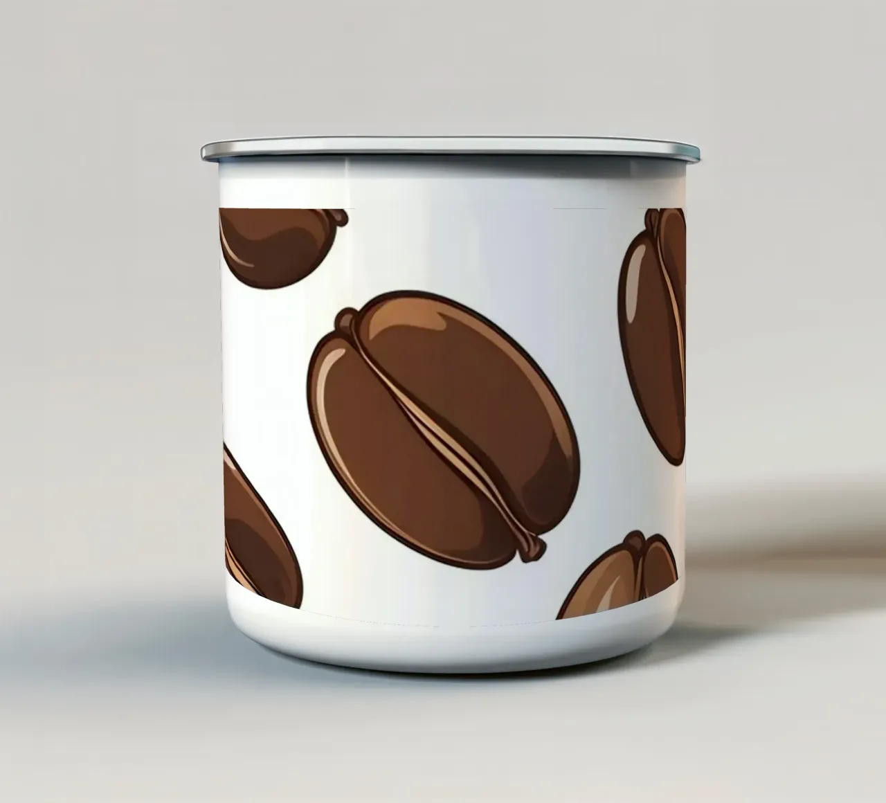 Modello di chicchi di caffè tazza in smalto da LIFESTYLE OBJECTS