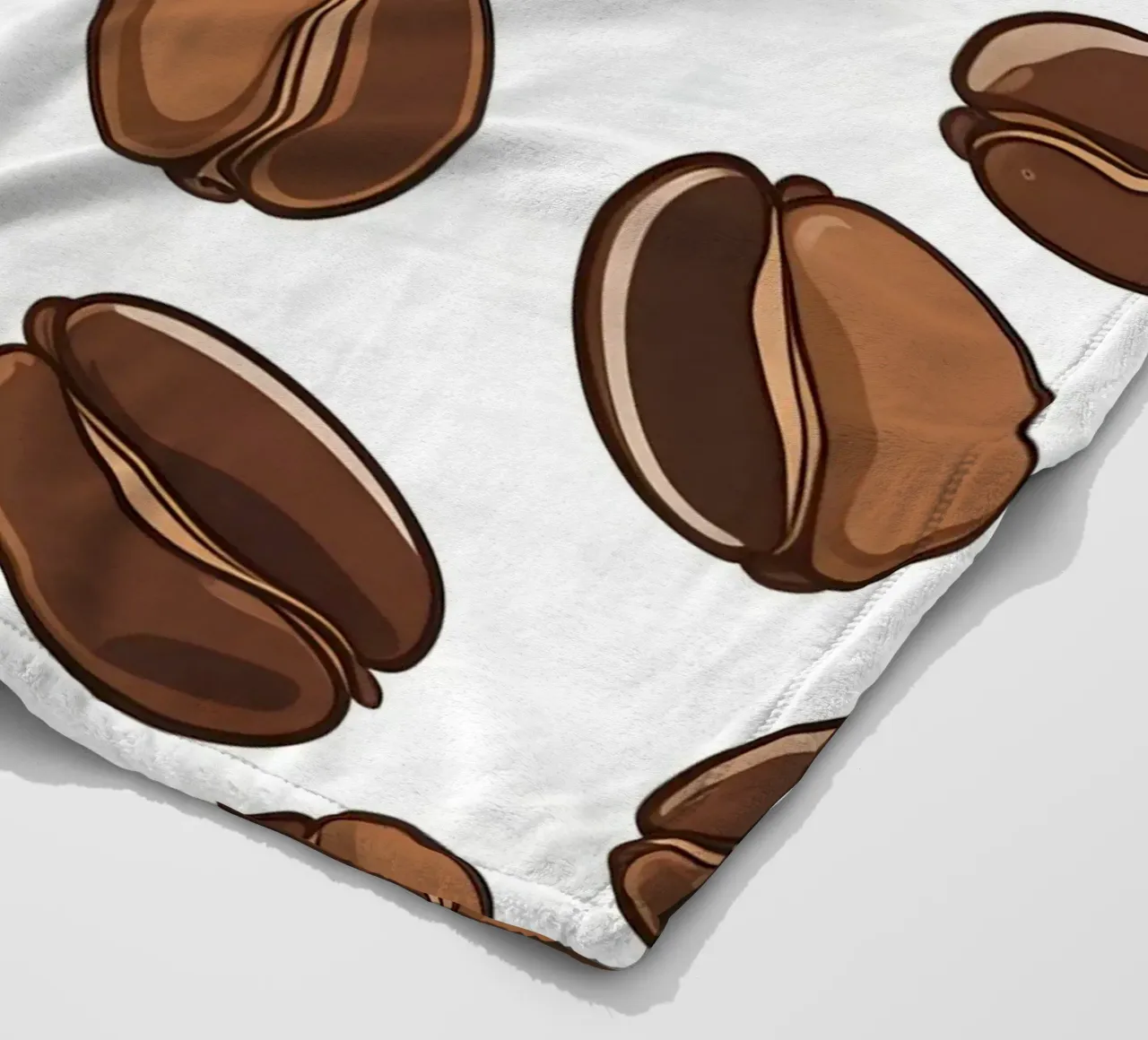 Modello di chicchi di caffè coperta in pile da LIFESTYLE OBJECTS