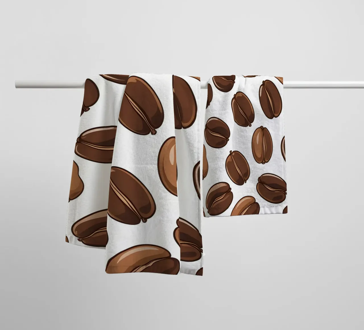 Modello di chicchi di caffè asciugamano da bagno da LIFESTYLE OBJECTS