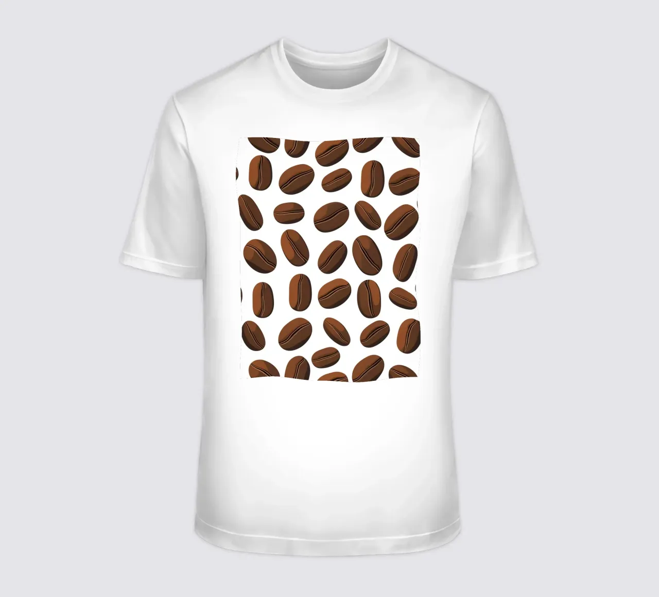 Modello di chicchi di caffè t-shirt da LIFESTYLE OBJECTS