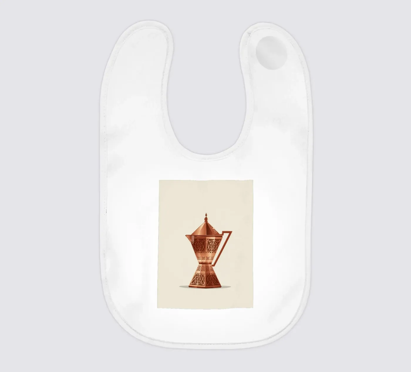 ornate copper cezve baby bib by LIFESTYLE OBJECTS