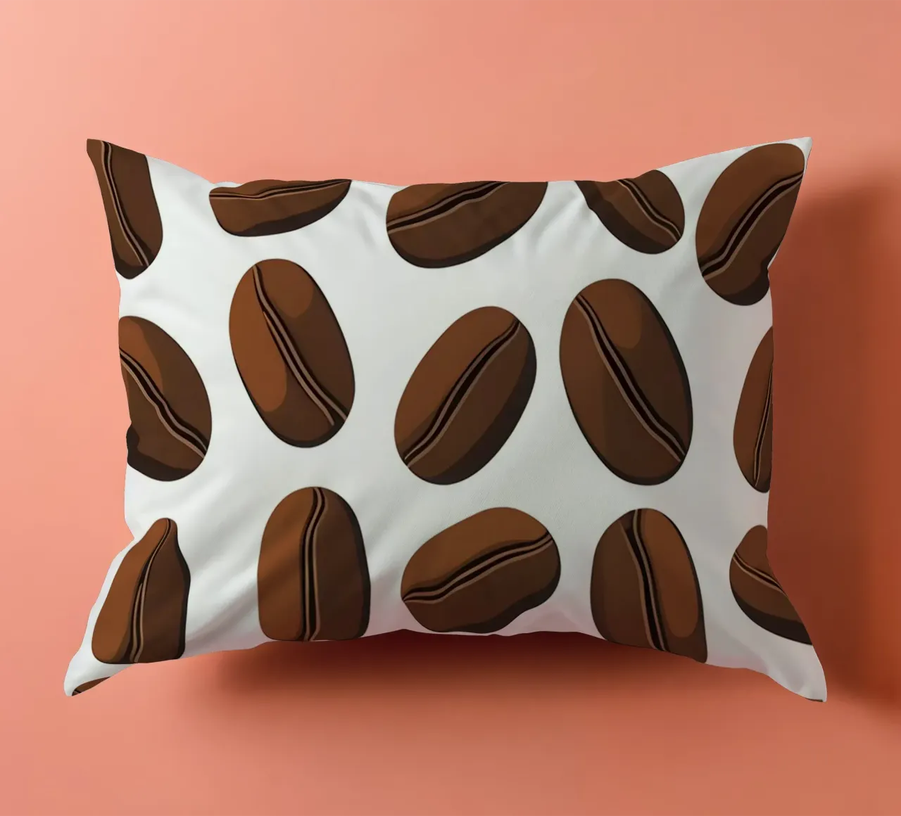 Modello di chicchi di caffè cuscino da LIFESTYLE OBJECTS