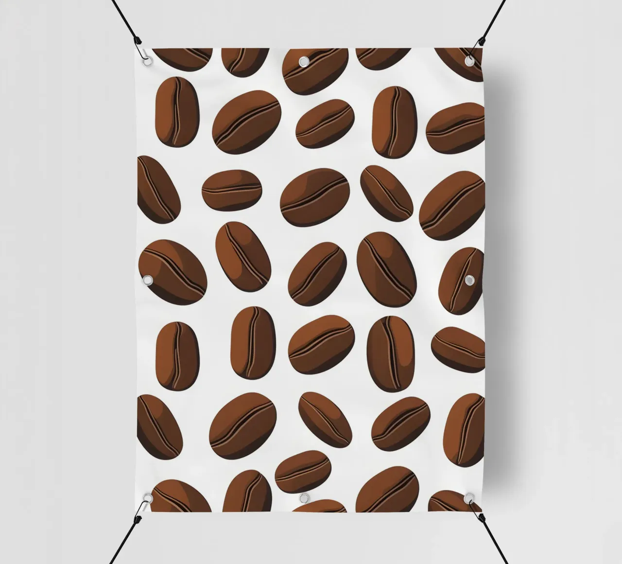 Modello di chicchi di caffè telo in pvc da LIFESTYLE OBJECTS