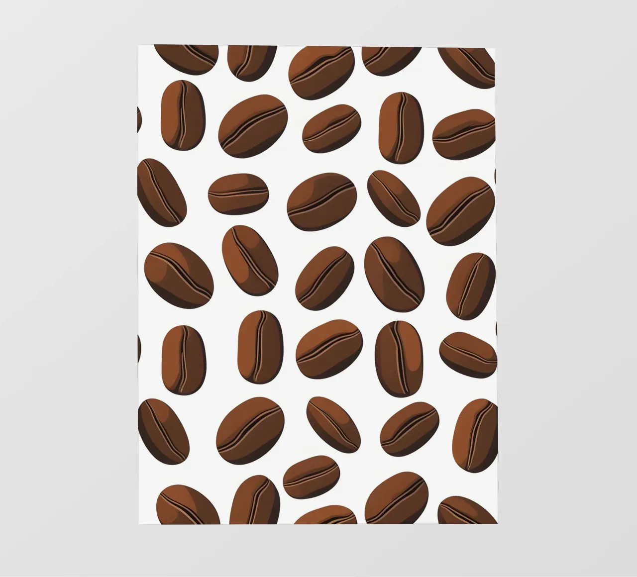 Modello di chicchi di caffè telo in pvc da LIFESTYLE OBJECTS