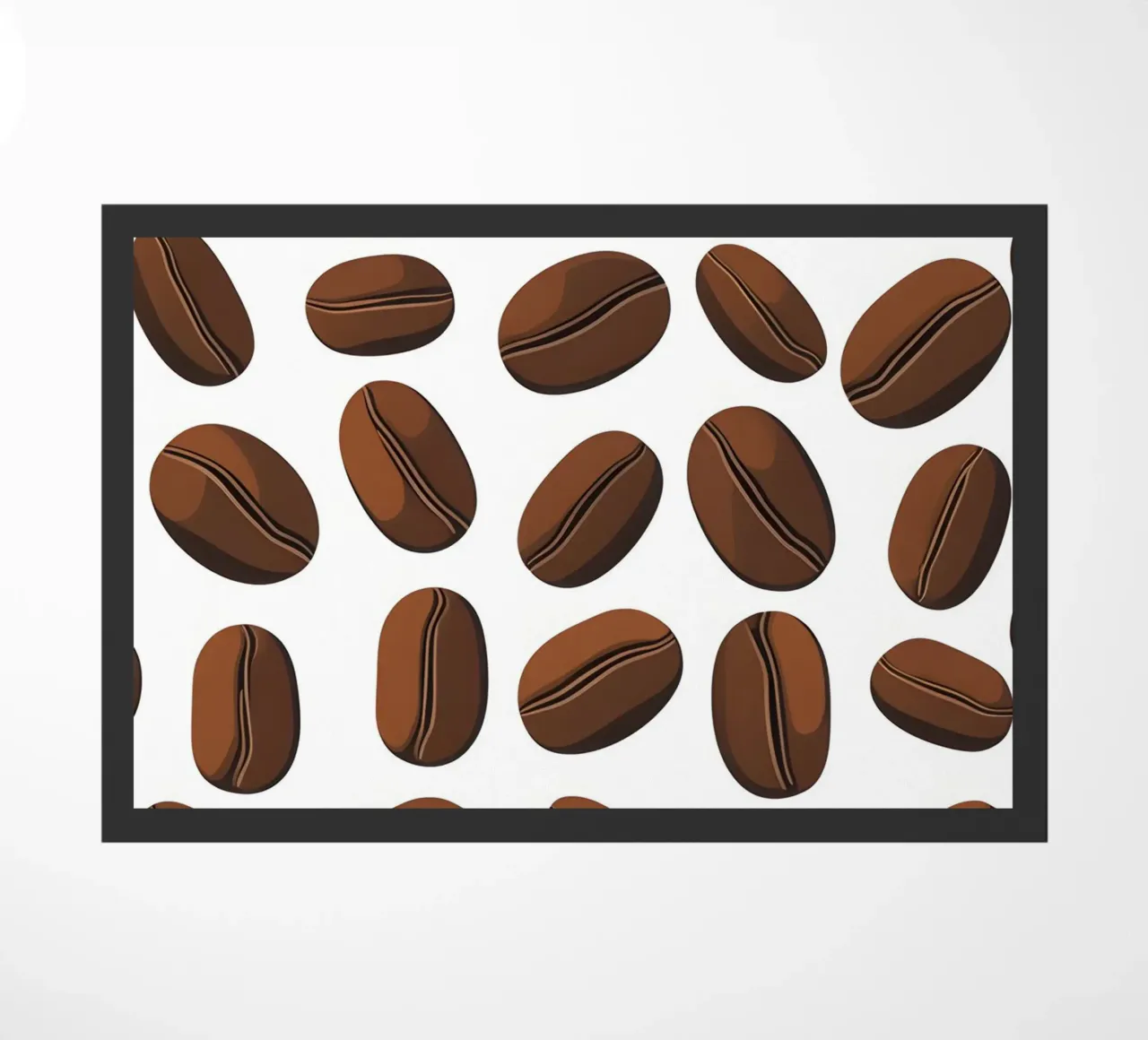 Coffee beans pattern doormat by LIFESTYLE OBJECTS