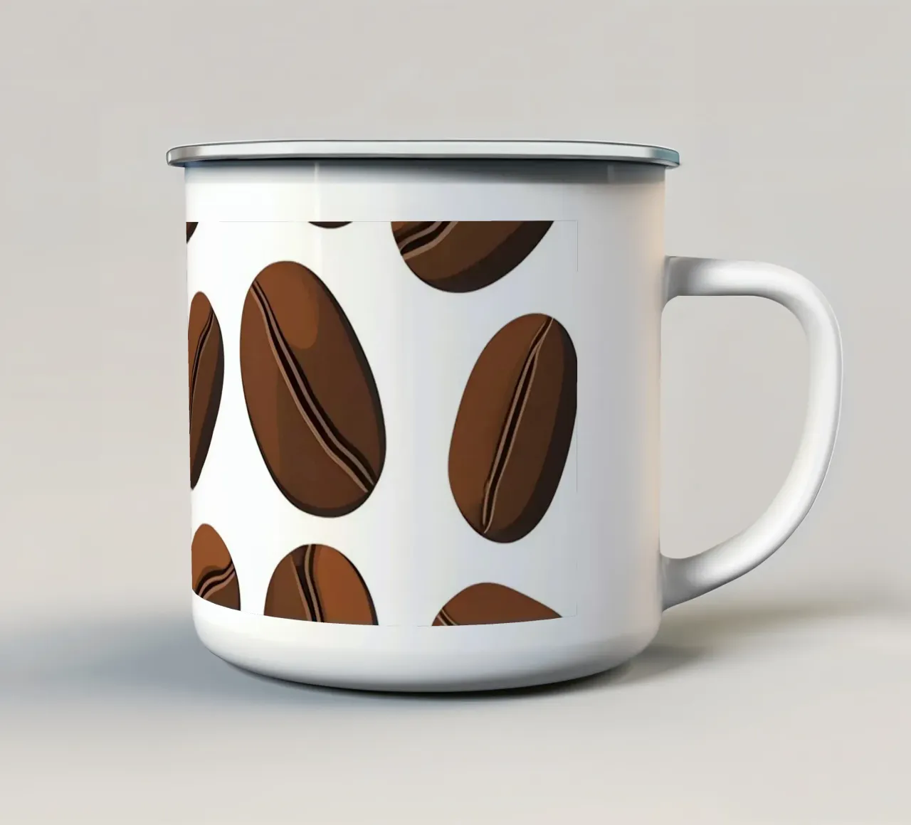 Modello di chicchi di caffè tazza in smalto da LIFESTYLE OBJECTS