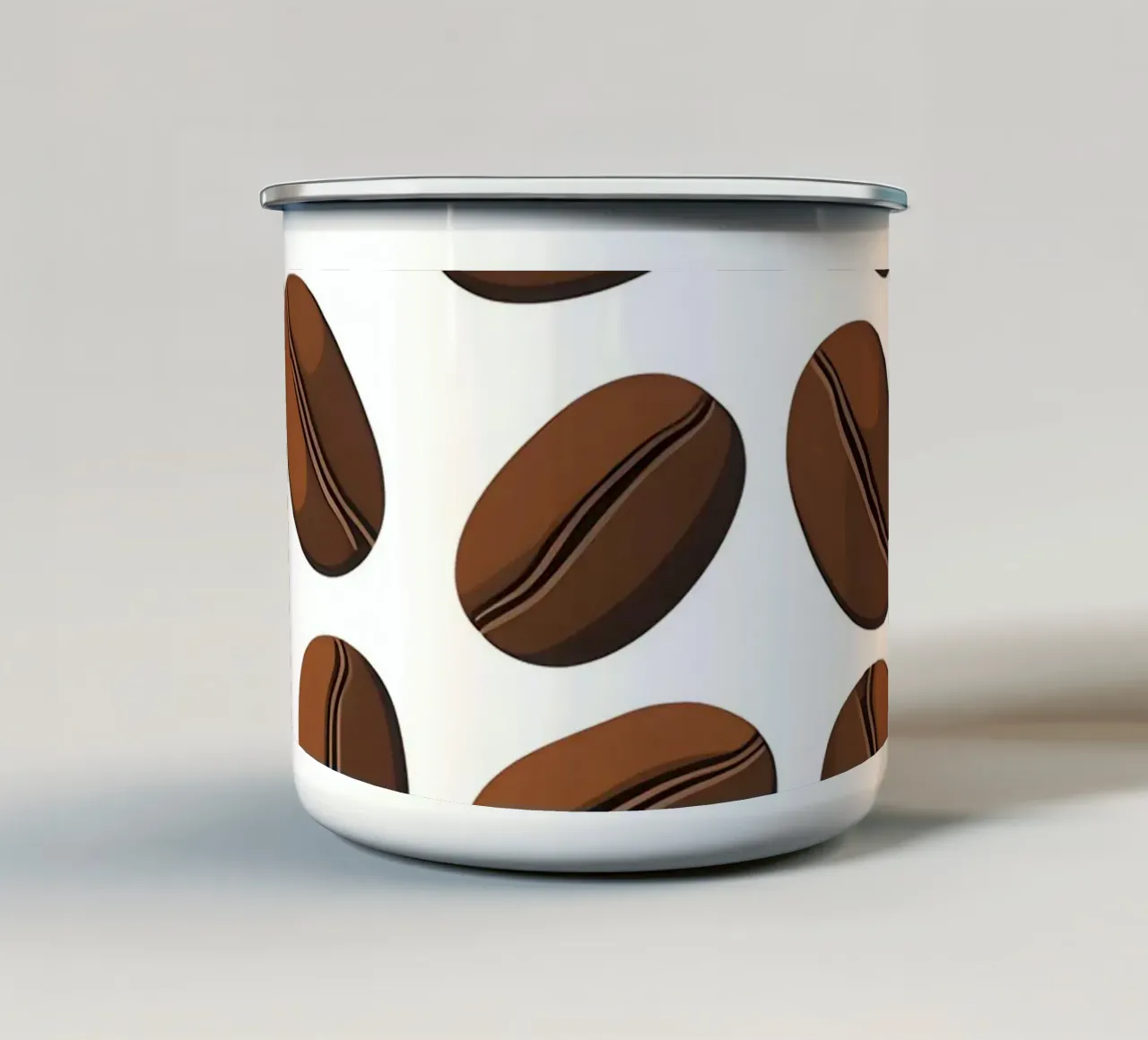 Modello di chicchi di caffè tazza in smalto da LIFESTYLE OBJECTS
