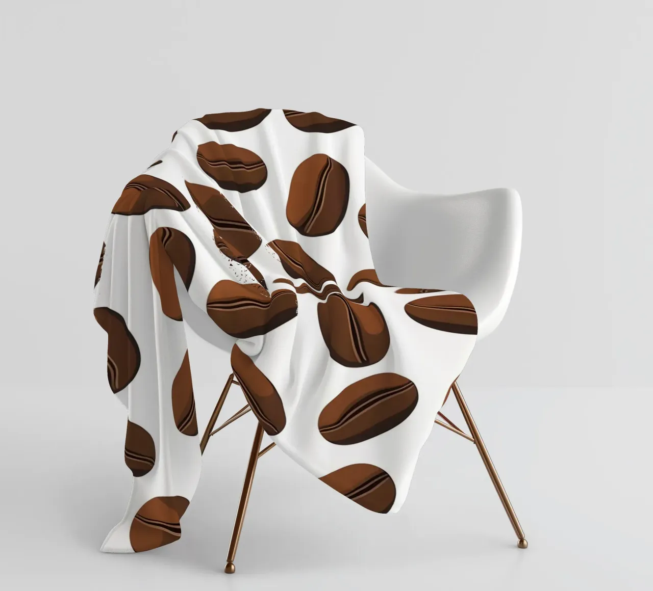 Modello di chicchi di caffè coperta in pile da LIFESTYLE OBJECTS
