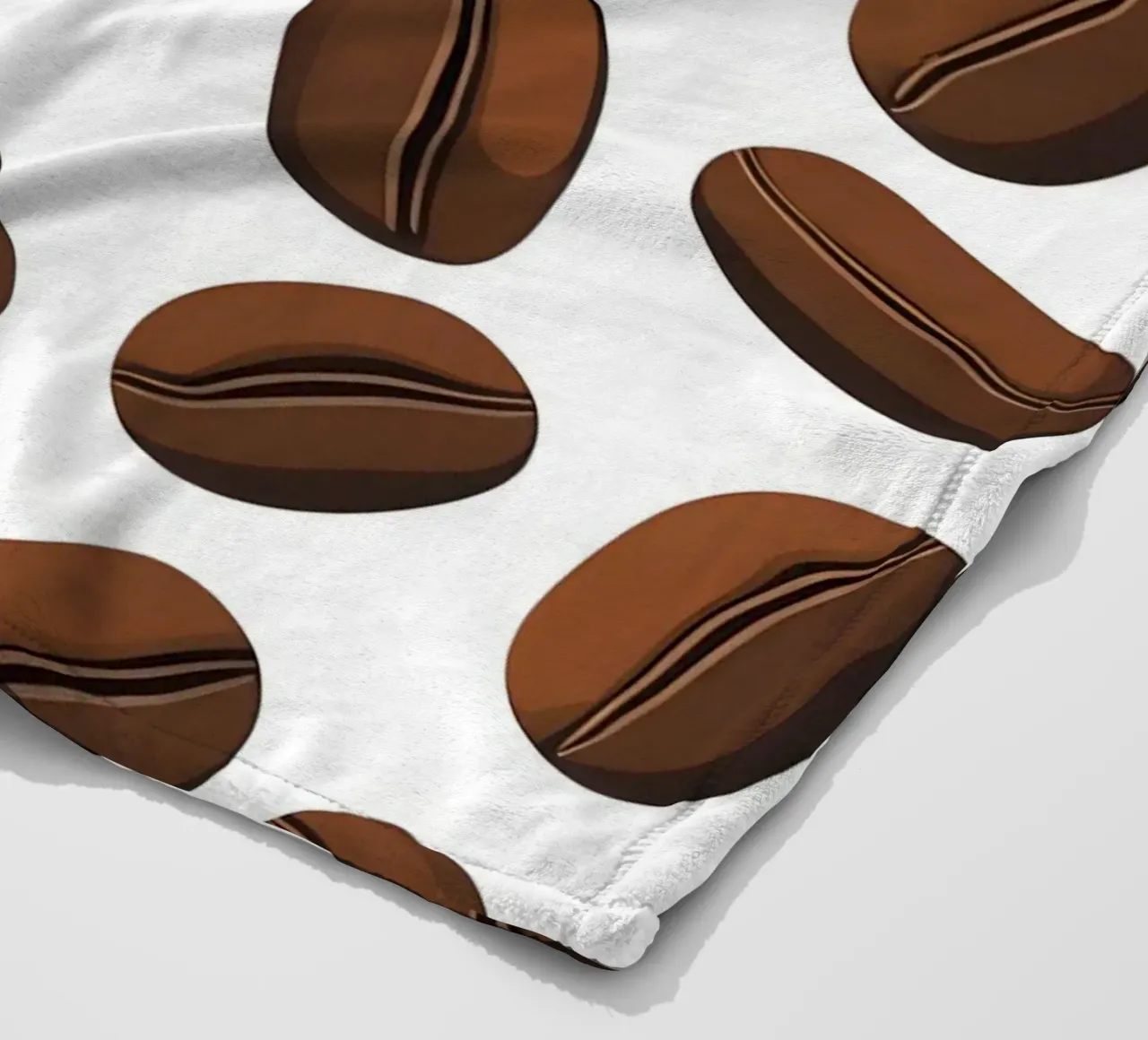 Modello di chicchi di caffè coperta in pile da LIFESTYLE OBJECTS