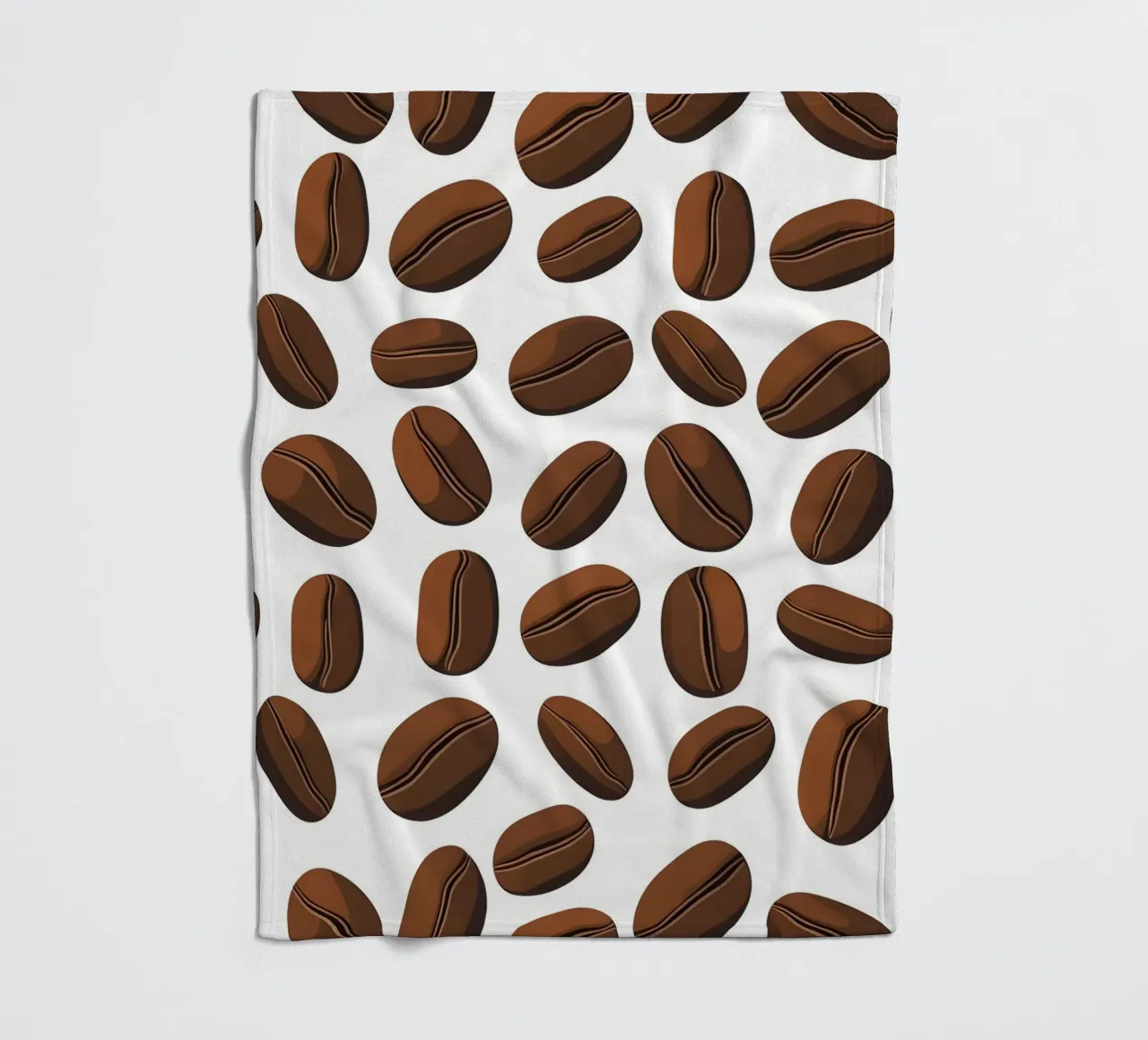 Modello di chicchi di caffè coperta in pile da LIFESTYLE OBJECTS