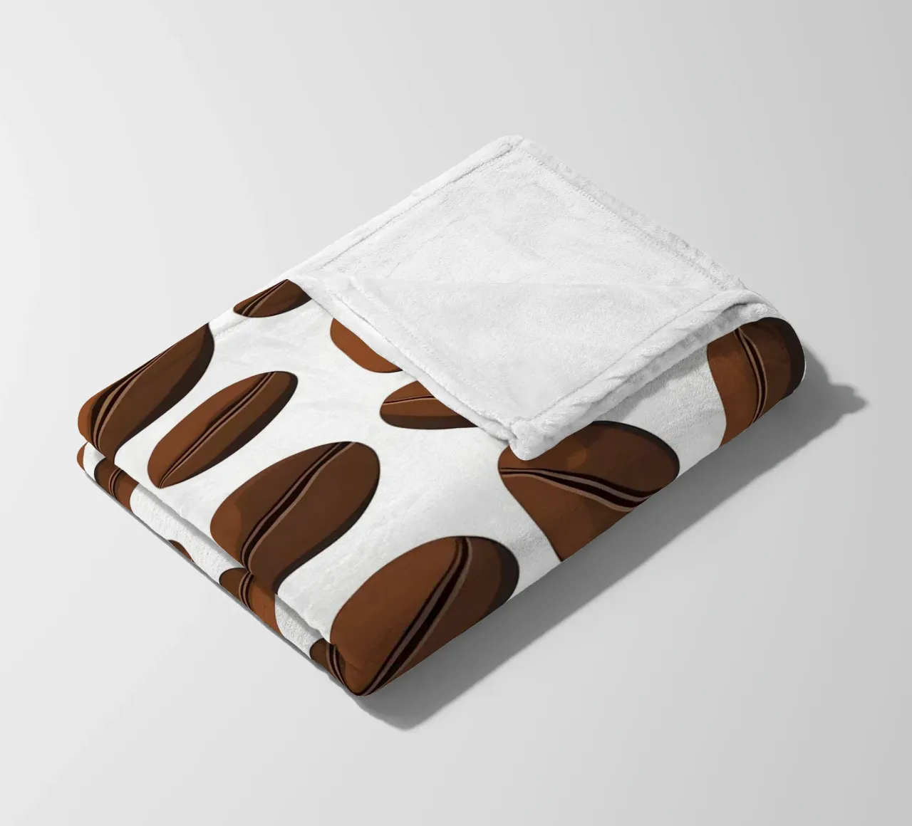 Modello di chicchi di caffè coperta in pile da LIFESTYLE OBJECTS