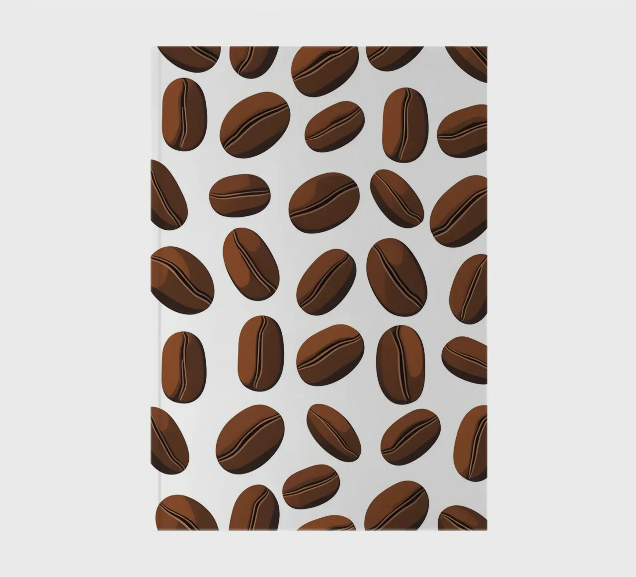 Coffee beans pattern notebook by LIFESTYLE OBJECTS