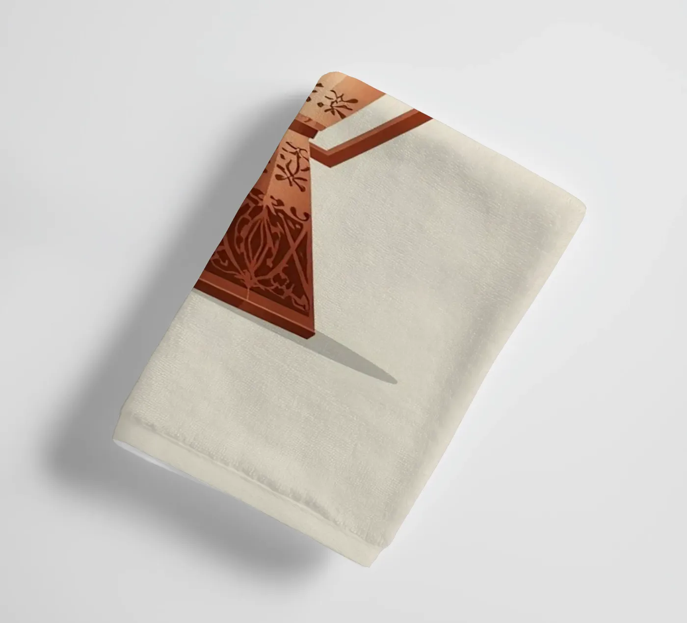 ornate copper cezve towel by LIFESTYLE OBJECTS